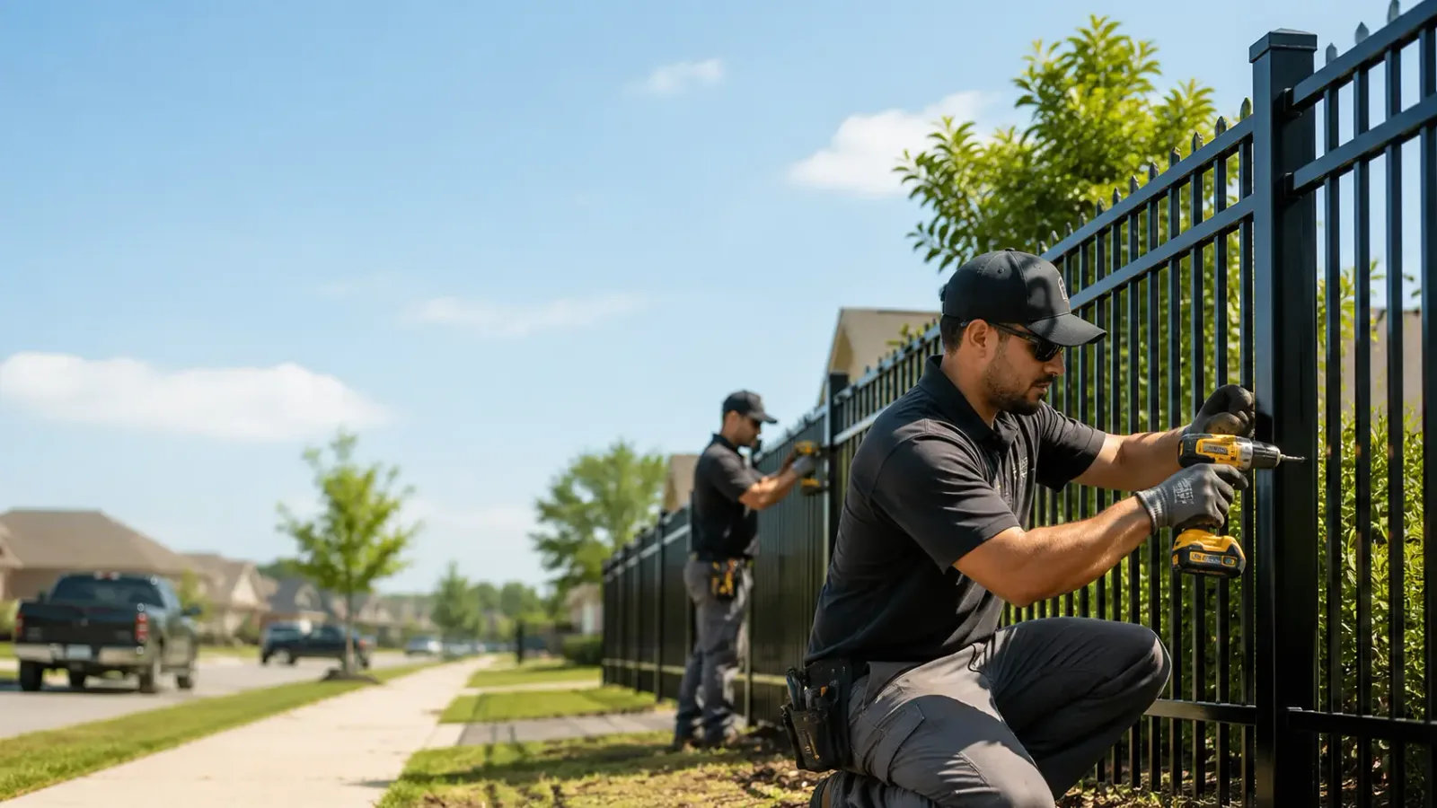 Metal Fence Installation in Hamlin, TX